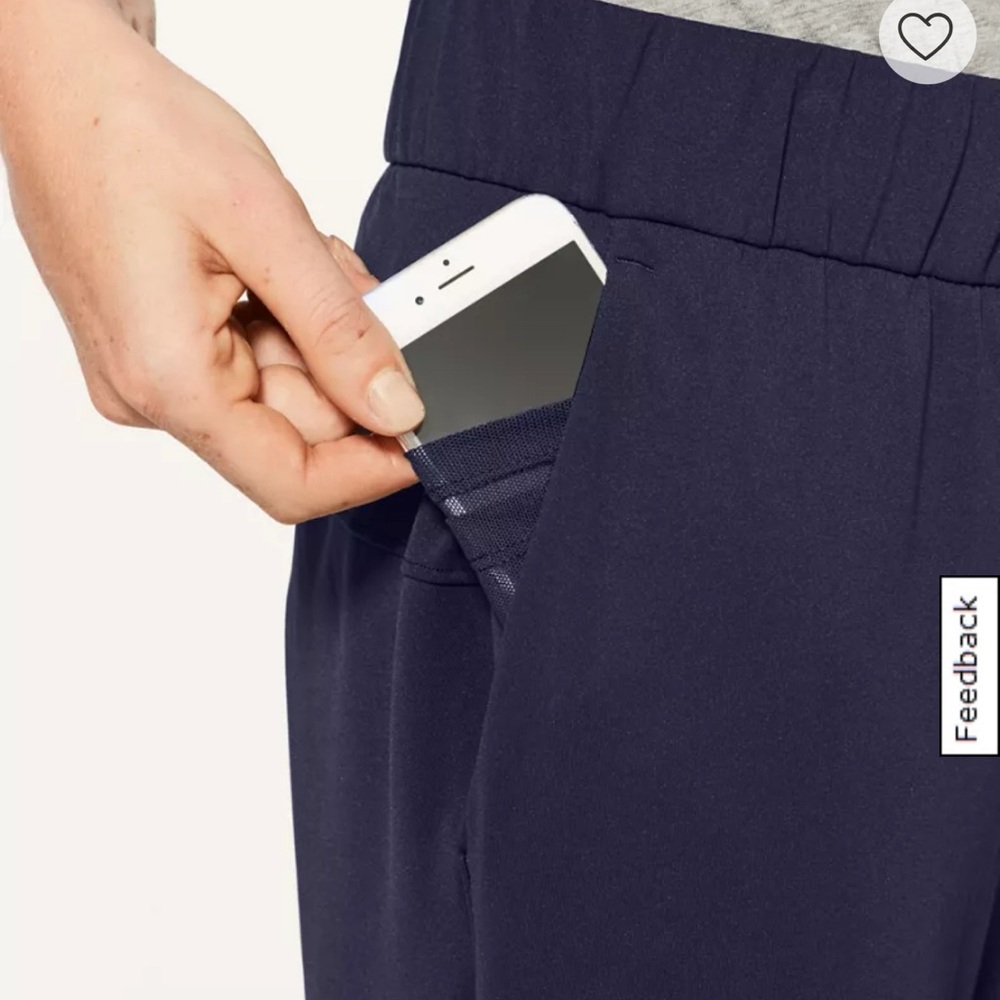 Lululemon on the fly navy blue pants women’s size 2 - Picture 4 of 10